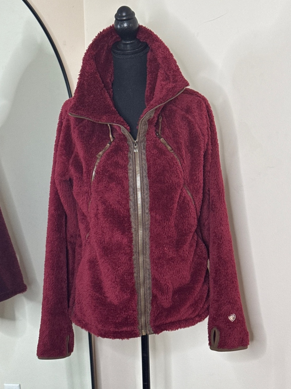 Kuhl Maroon Flight Fleece Jacket Size XL